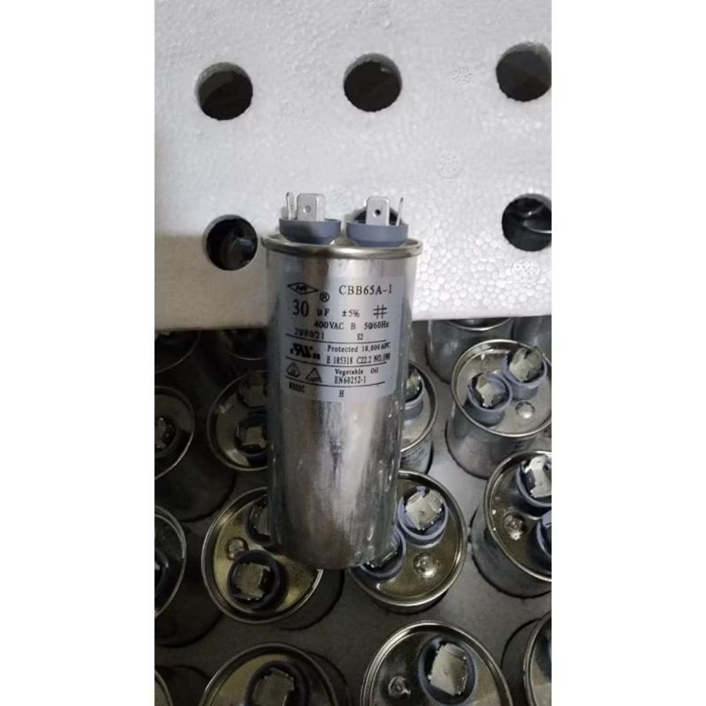 Capasitor AC SHARP 1PK Original 30uf CBB65A-1 400VAC