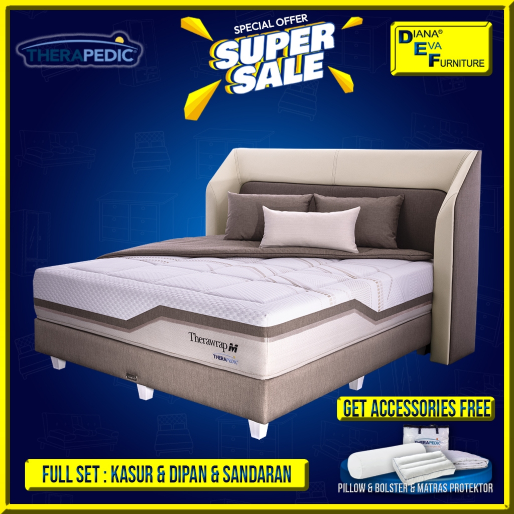 Therapedic Therawrap M Set Kasur Springbed