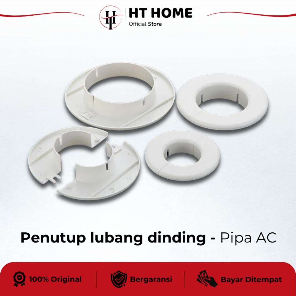 Penutup Lubang Dinding Pipa AC / Lem Penutup Lubang dinding AC HT Hardware
