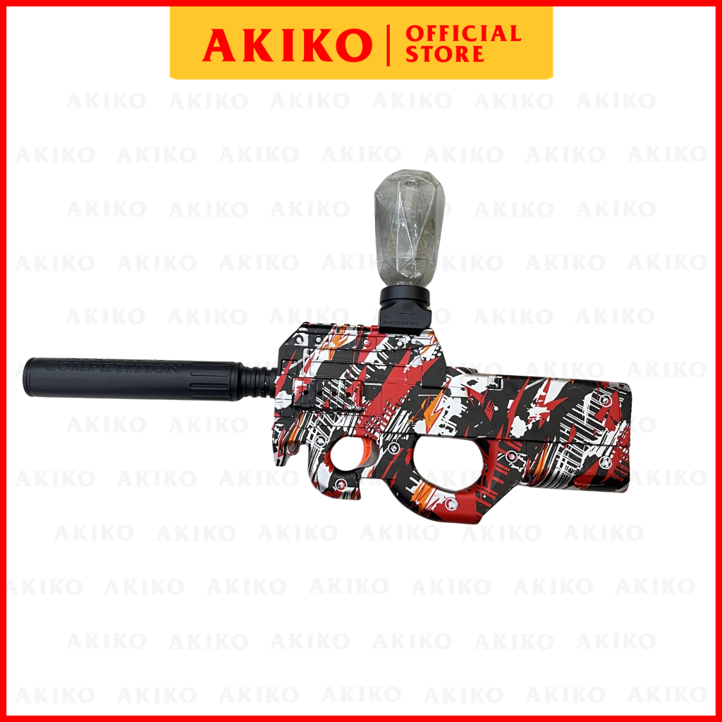 Water Gel Gun P90 Rossing 15921-2 – Mainan Tembak Peluru Air Keren, Seru untuk Bermain Outdoor