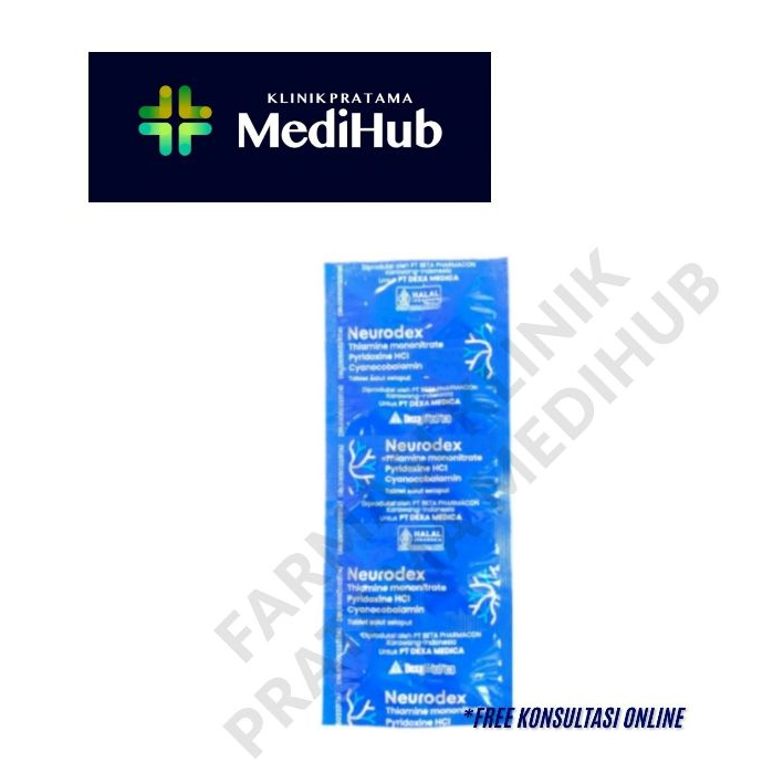 Vitamin B Gangguan Saraf / Neurodex @10 tablet