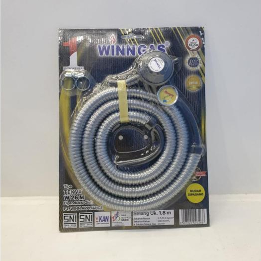 Selang Gas + Regulator / selang gas dan regulator Winn gas