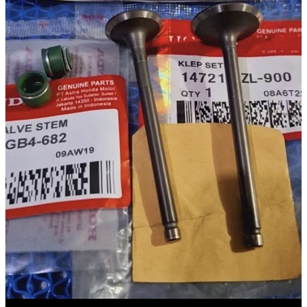 Payung Klep Set+Sil Klep Honda Beat fi Beat Esp Beat Karbu Beat Street Scoopy ORI