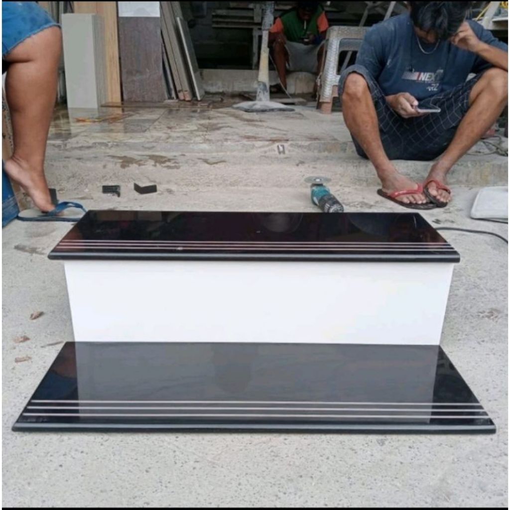 granit keramik anak tangga motif marmer uk 30x90 30x100 30x60 30x80 30x120 stepnosing double bavel c
