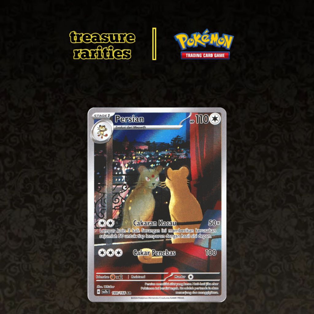 persian ar sv7s tcg pokemon indo