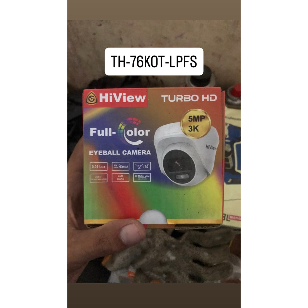 HIVIEW TH-76KOT-LPFS 5MP 3K COLORVU AUDIO BUILT-IN MIC