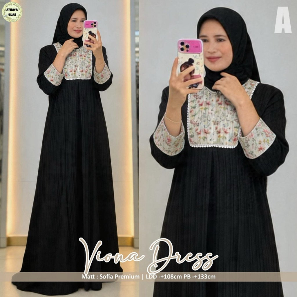 Viona Dress Gamis Premium by Athaya