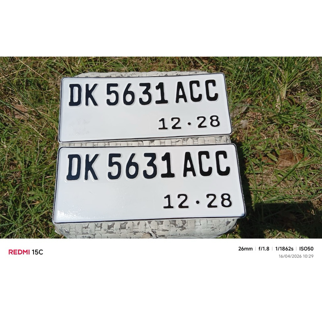 Plat Motor Standar