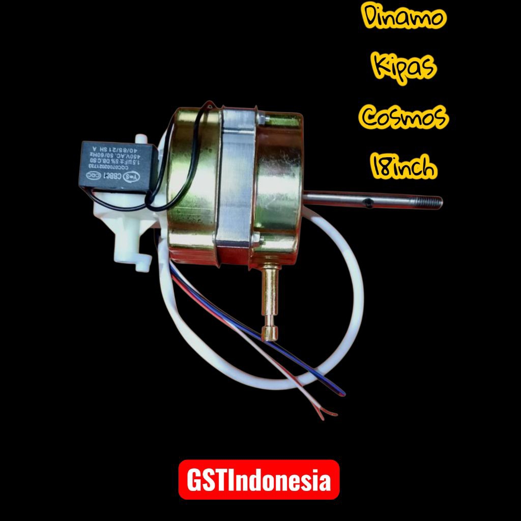 Mesin Dinamo Kipas Angin Cosmos 18 Inch Kawat Tembaga - Motor Kipas Cosmos Stand Fan Wall Fan 18 Inc
