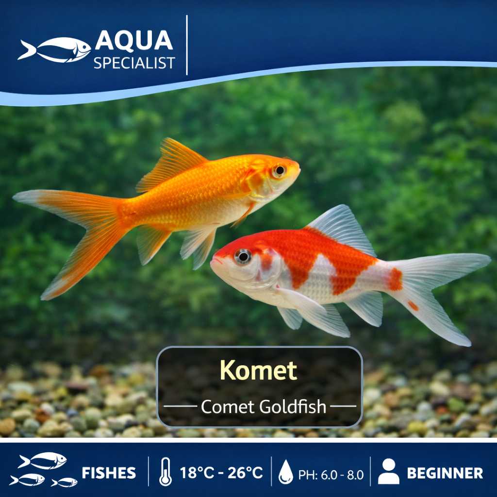Beli 10 gratis 1 ekor termurah  ikan hias air tawar ikan komet ukuran kecil