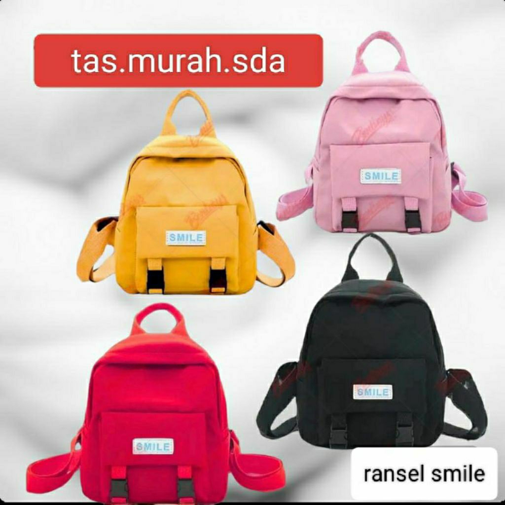 Tas Ransel MiNi SMILE Tas Ransel kekinian
