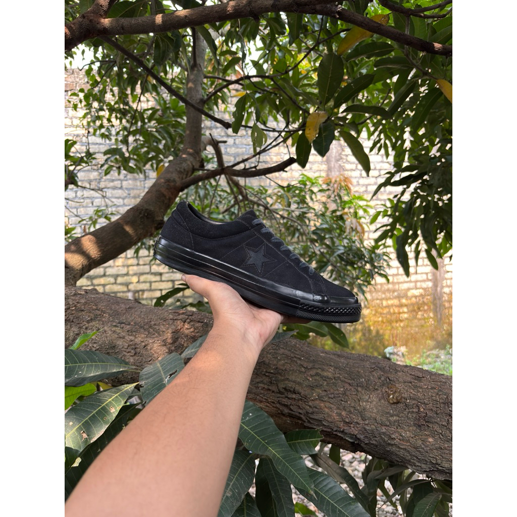 Converse one star all black