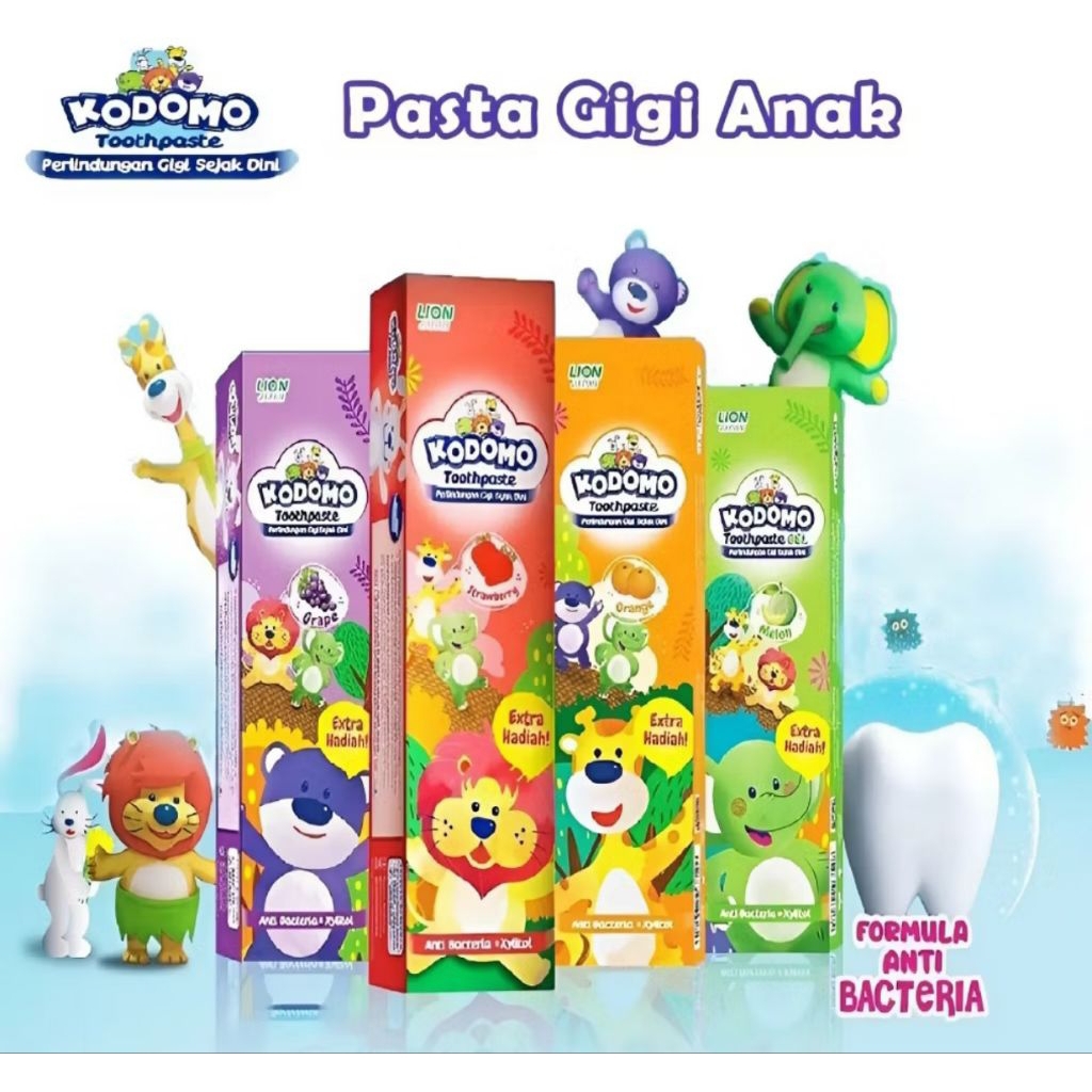 Pasta gigi/odol bayi toothpaste kodomo kids  45g