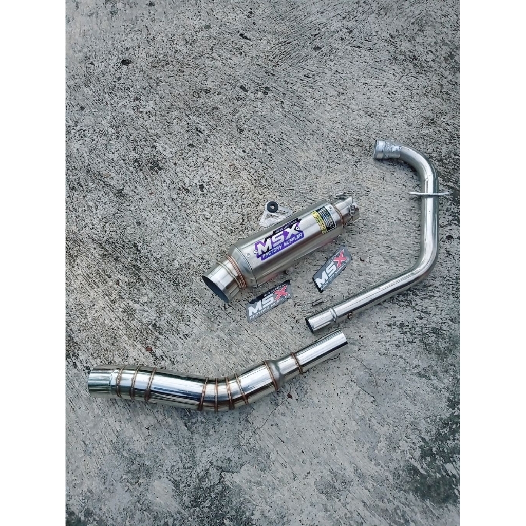 knalpot original msx kompetisi dos panjang 19cm jrm pnp Vixion satria Fu gsx Byson cs1 MX Sonic mp c