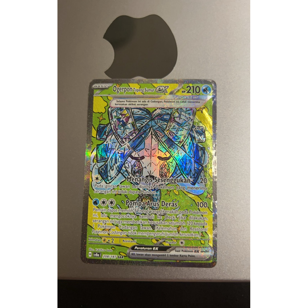 Kartu Pokemon OGERPON TOPENG SUMUR EX SAR (H) - sv8ai