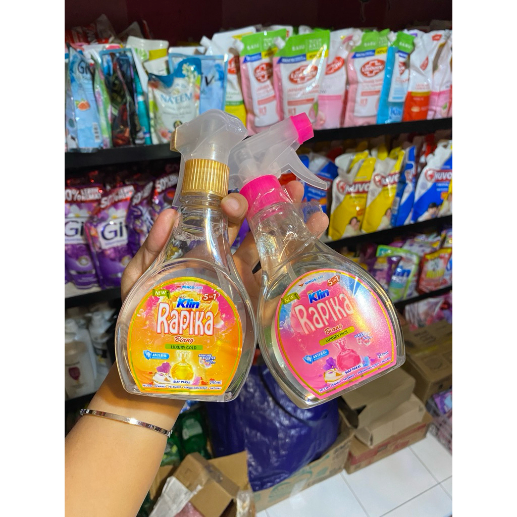 Rapika botol pink & kuning