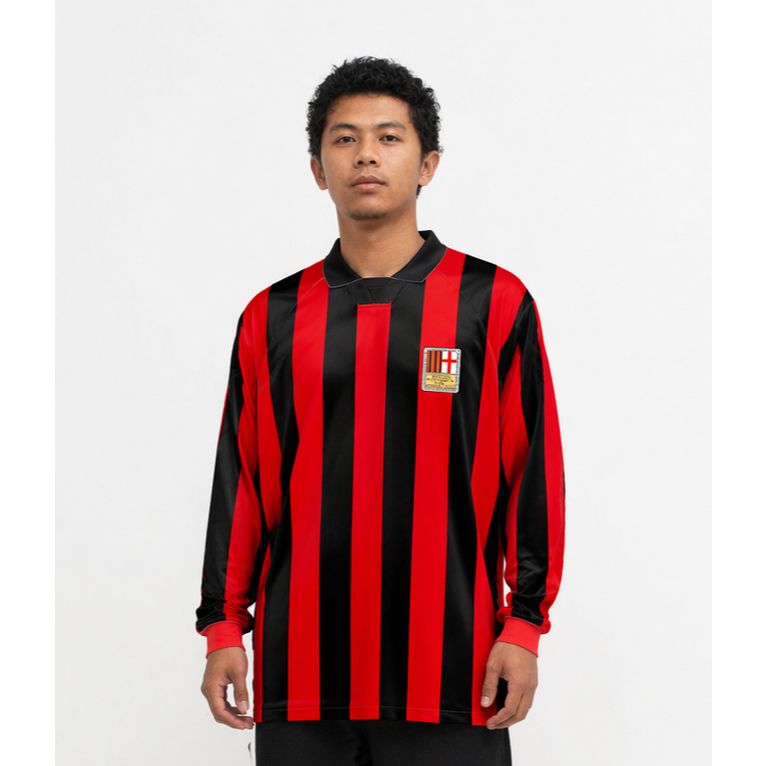 Jersey Fantasy Vintage AC MILAN HOME Gratis Custom Nameset