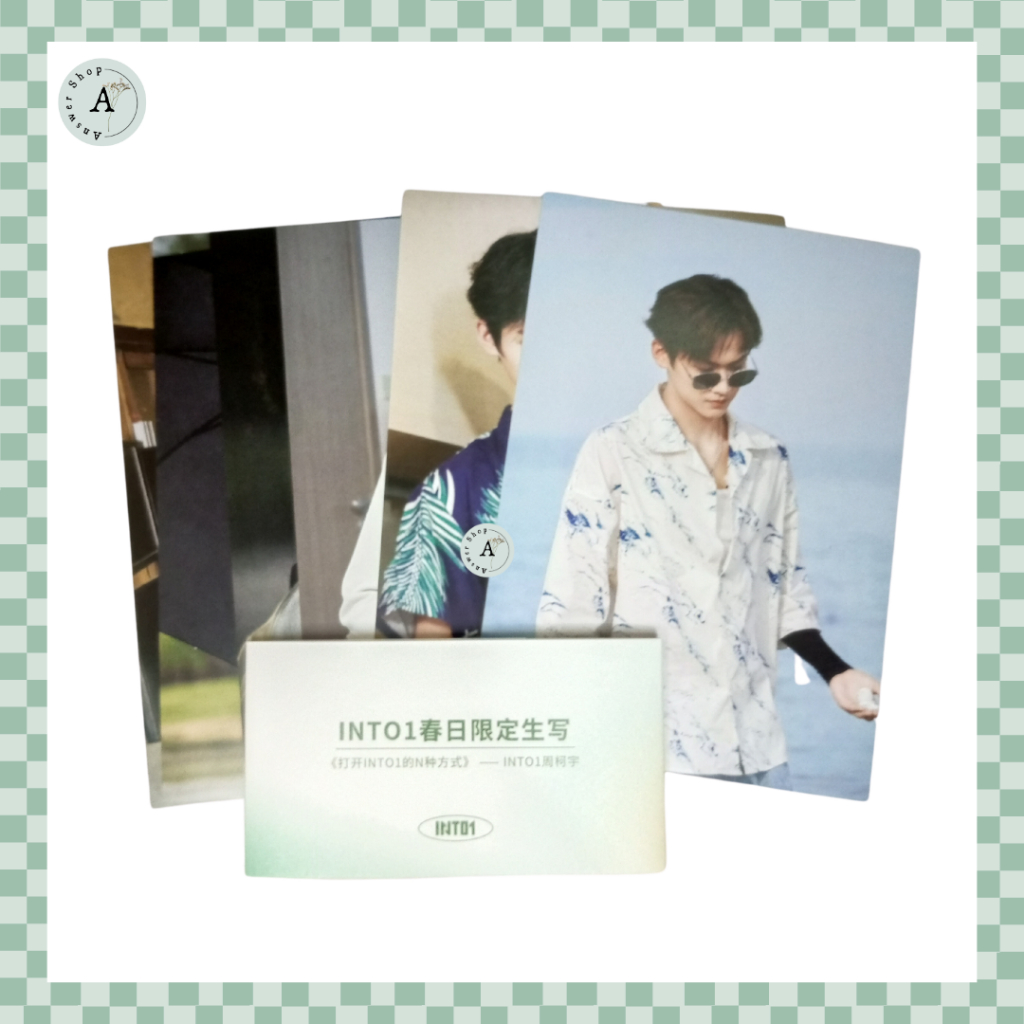 INTO1 Zhou Keyu Hello Spring Postcard