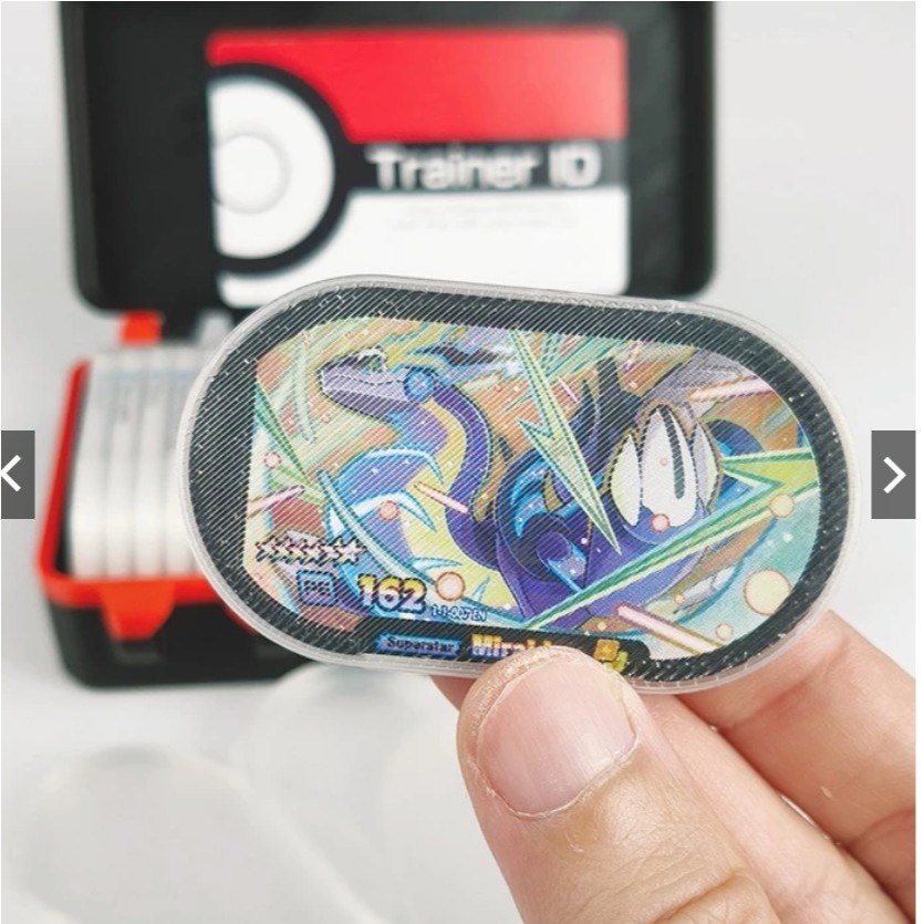 Hardcase Pokemon Mezastar Semi Frozeted Transparan Pelindung Mezatag Mezastar Case Anti Lecet Anti B