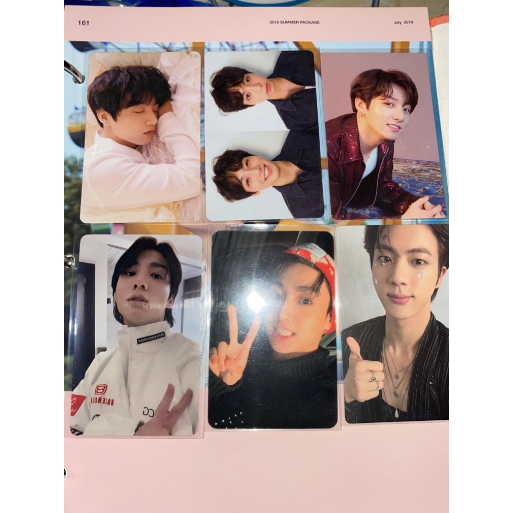 PHOTOCARD JUNGKOOK RACING LD M2U TEAR O U R