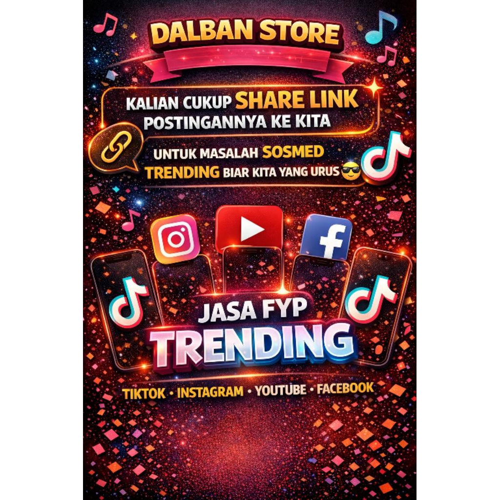 JASA FYP TRENDING TIKTOK ALL SOSMED