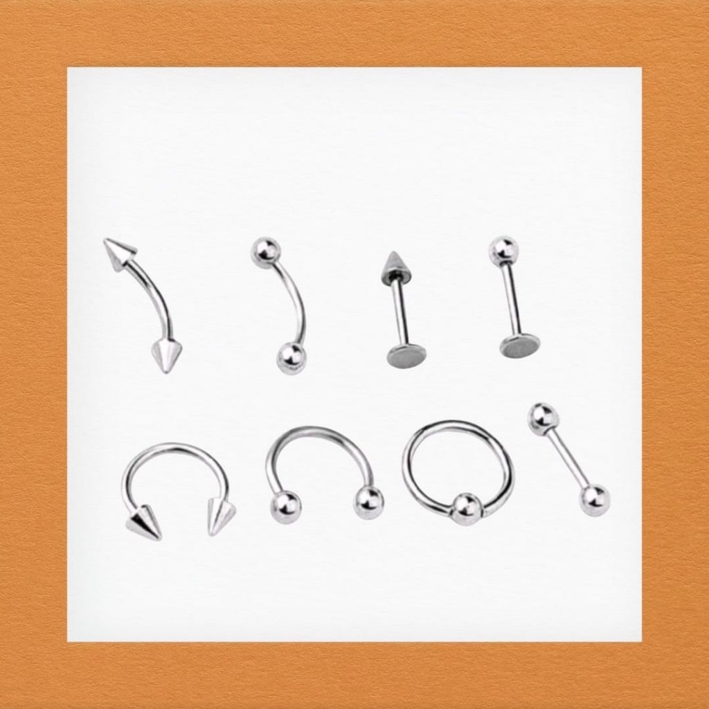 Anting Tindik piercig Barbel xelix. Antiindik Barbel Titanium