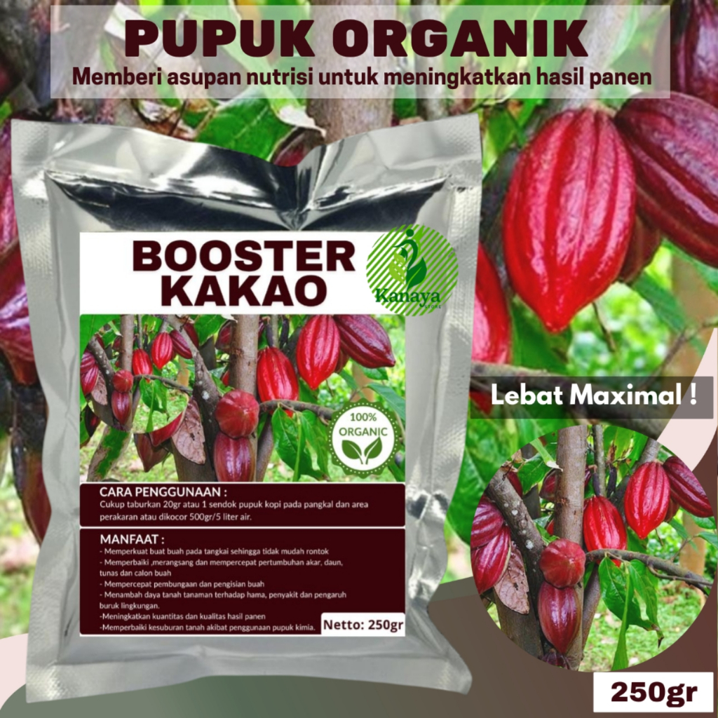 Pupuk Organik Pelebat Booster Kakao , Pupuk Pelebat Kakao