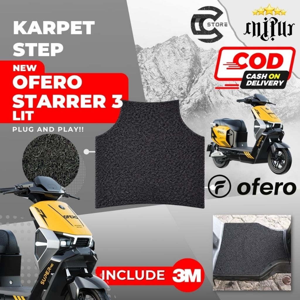 Karpet OFERO STARRER 3 LIT / Karpet Mie OFERO STARRER 3 LIT / Alas Kaki OFERO STARRER 3 LIT