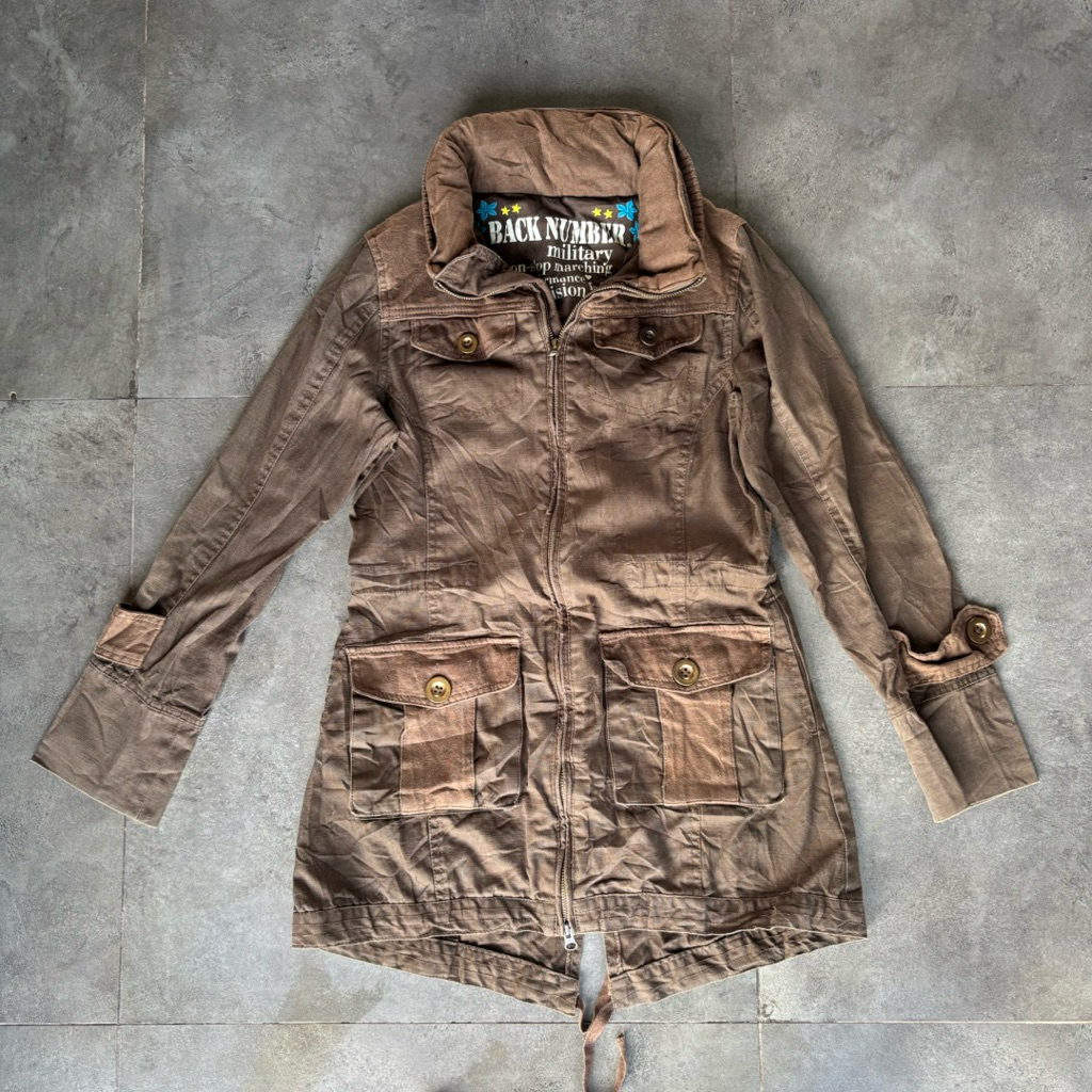 Back Number Military Jacket Woman