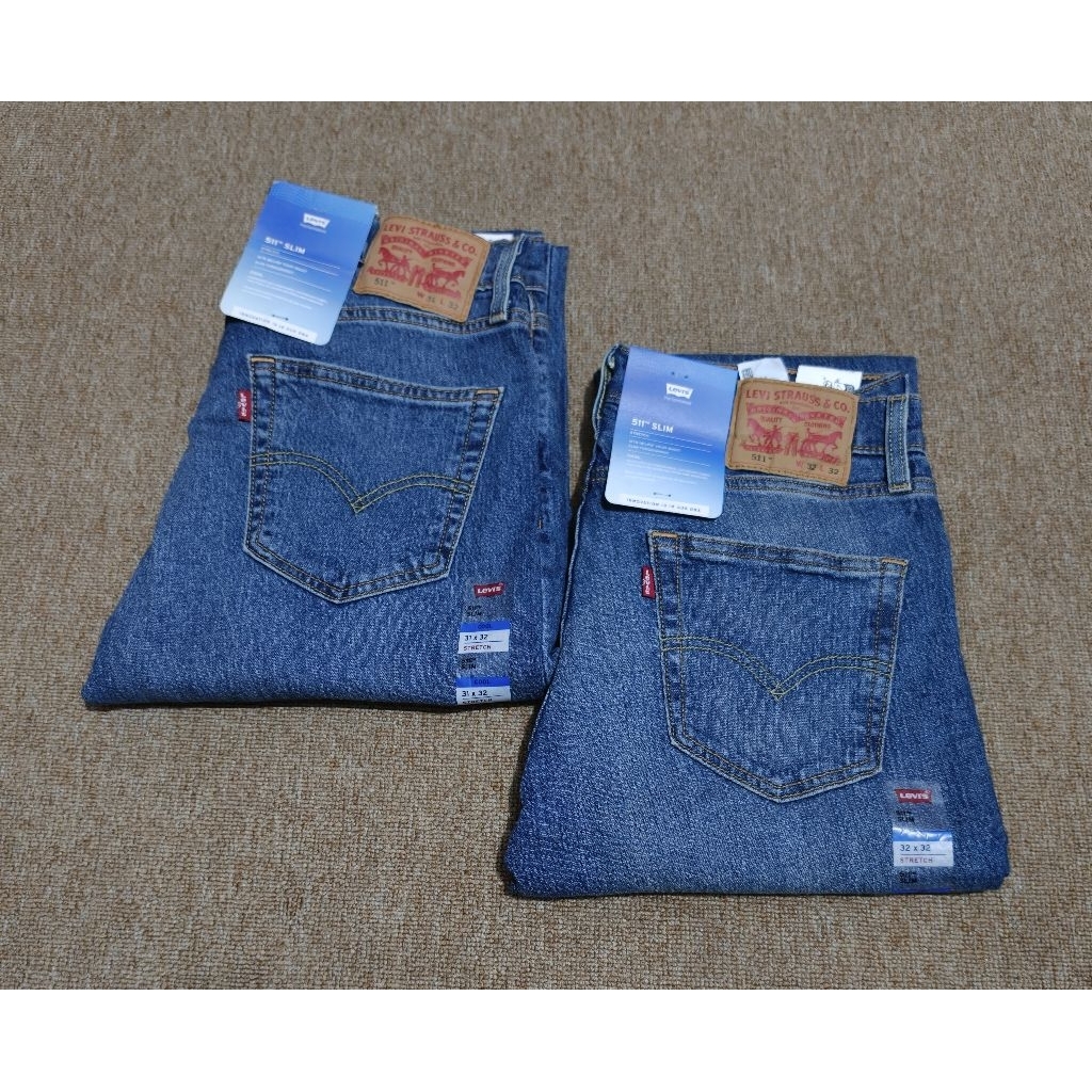 Jeans Pria Lev"s 511 Slim Cool Performance News Original Fit ( 511-5883 )