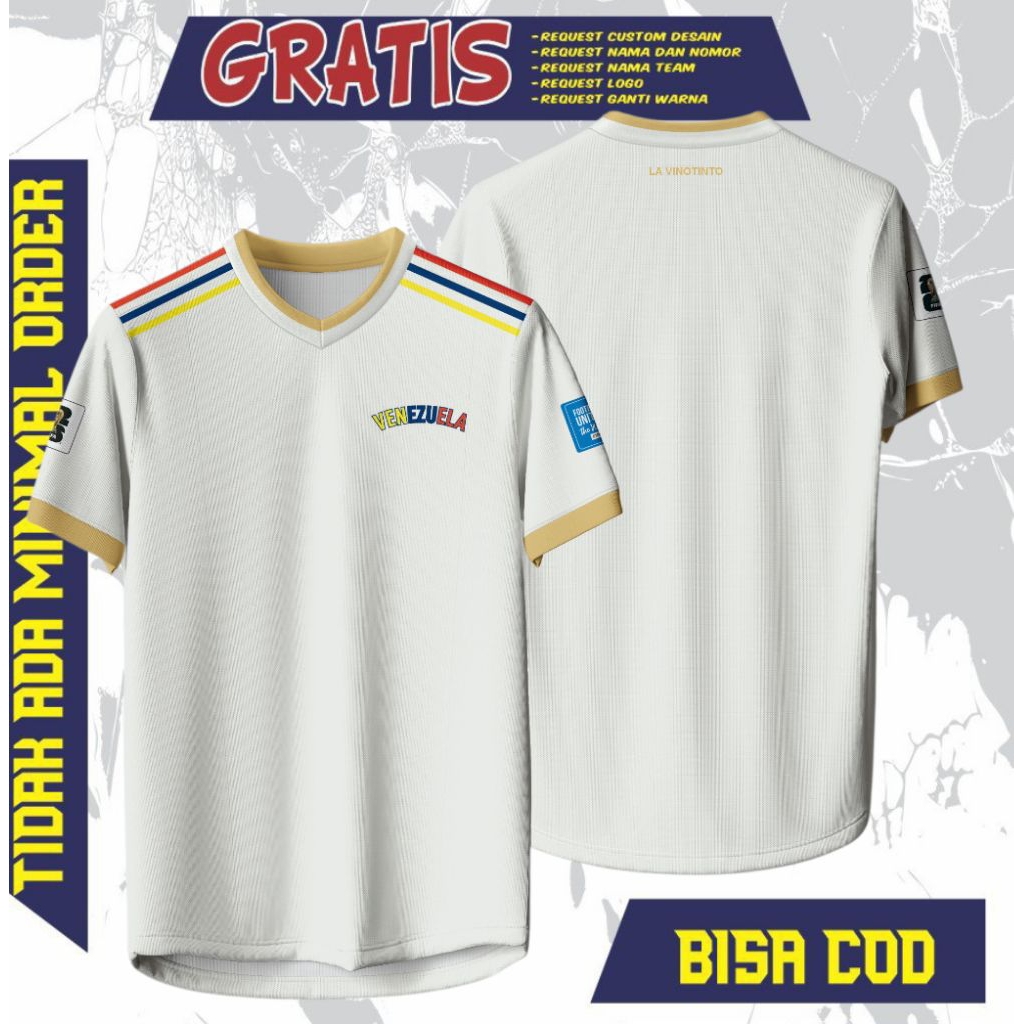 JERSEY VENEZUELA AWAY 2026-27 GRATIS REQUEST