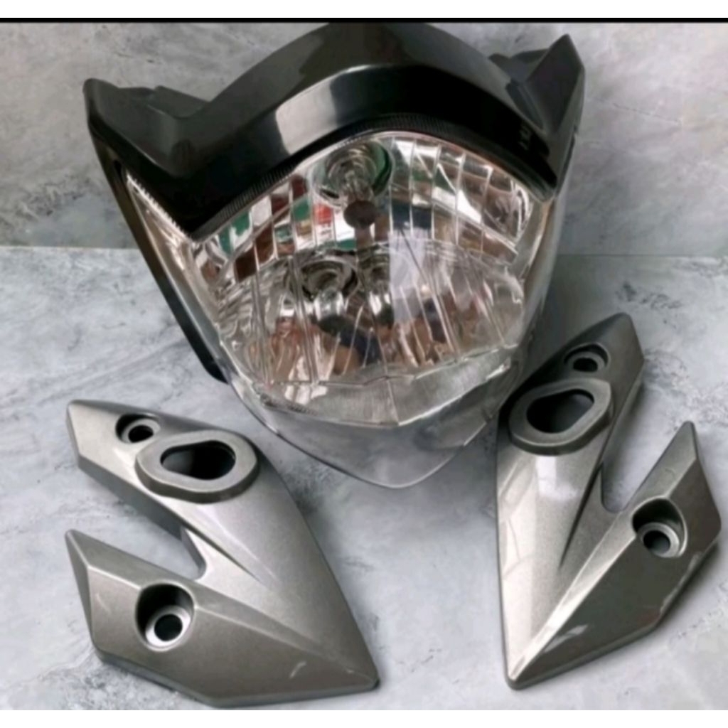 Paket Batok Lampu Depan Vixion Old Plus Kupingan Dudukan Sein Lampu kanan Kiri Vixion Old Murah