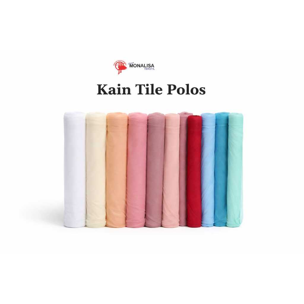 KAIN TILE POLOS  BY GRAND MONALISA, HARGA PER 0,5M