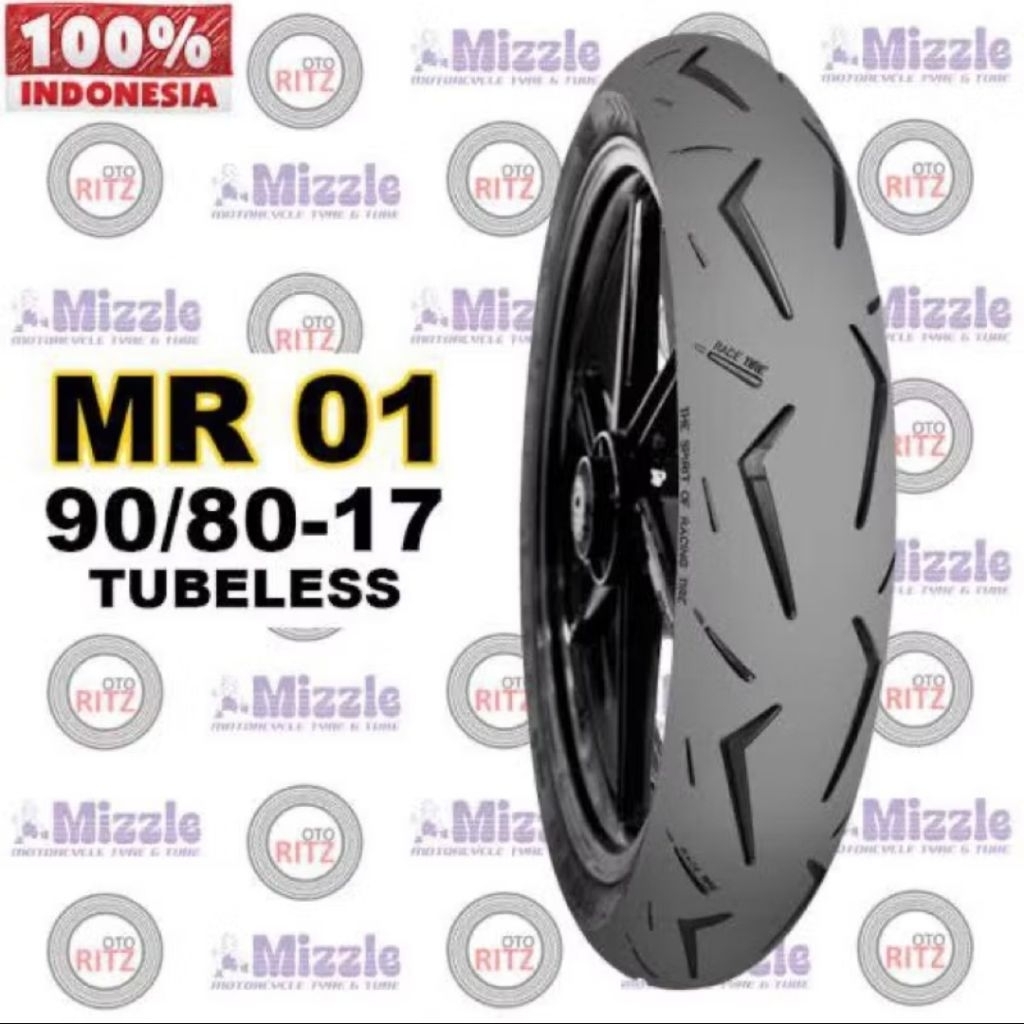 Ban ninja jupiter fu sonic ring 17- 90/80 softcompound racing mizzle mr 01 Ban mizzle BAN RING 17 RA