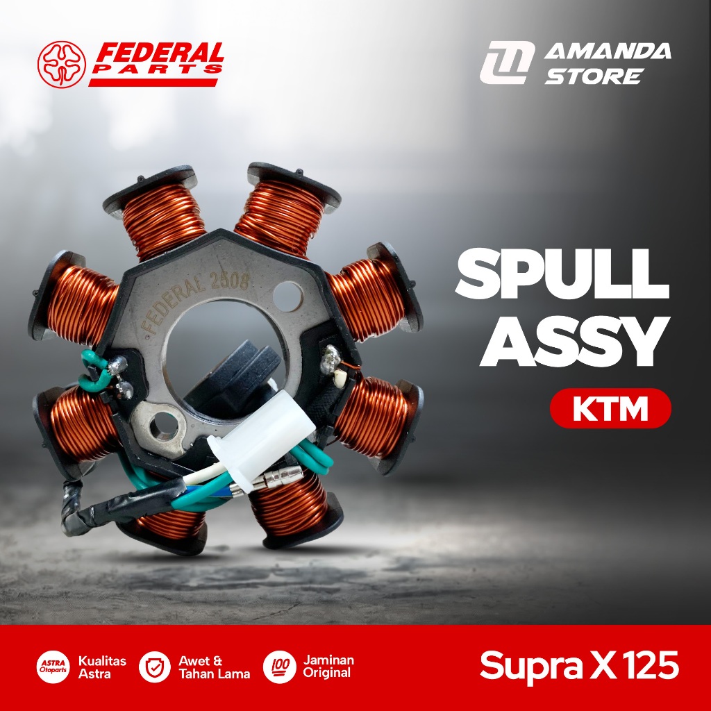 SPULL Spul Supra X 125 Supra X 125 Batman (KTM) Original Federal Parts