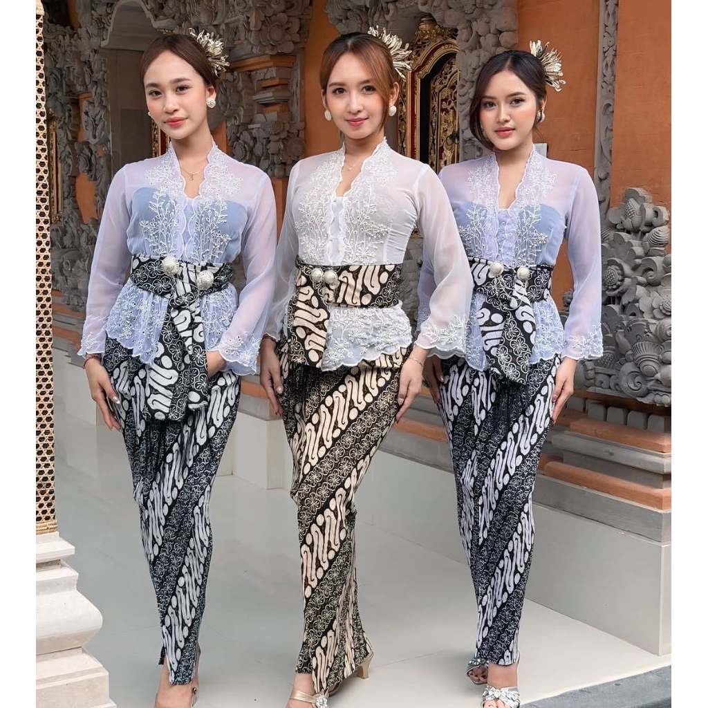 Kamen Plisket Set Selendang/Kamen Bali/Rok Bali