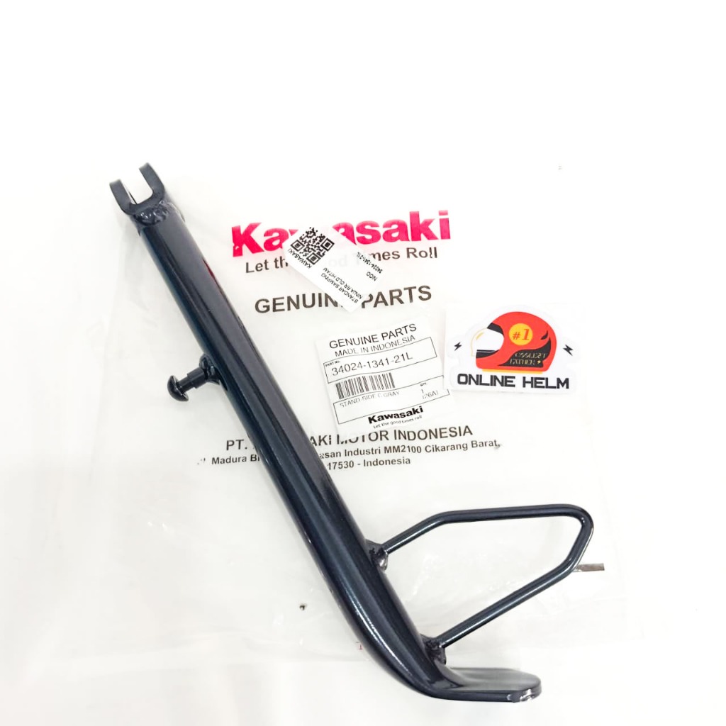 STANDAR SAMPING CAGAK SAMPING NINJA RR OLD ZX150 GRAY KAWASAKI ORIGINAL
