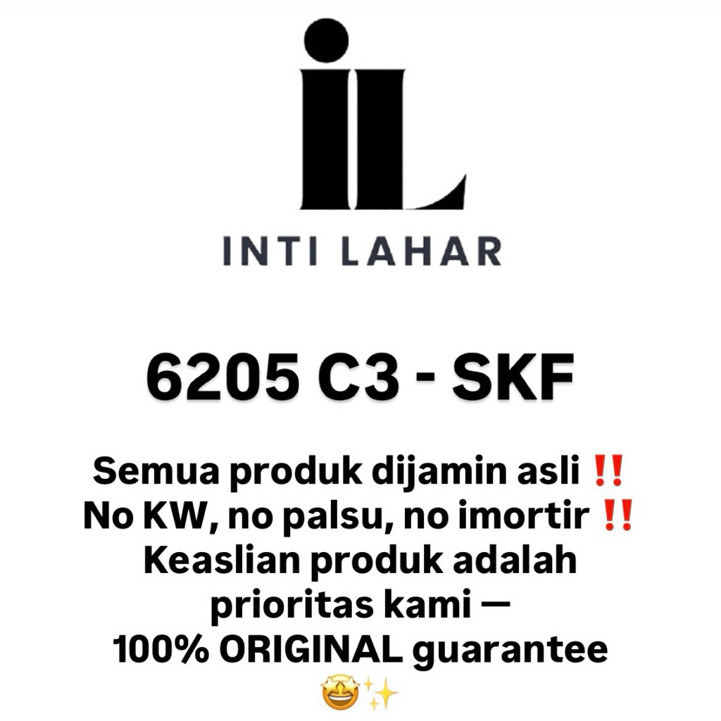 6205 C3 - SKF ORIGINAL