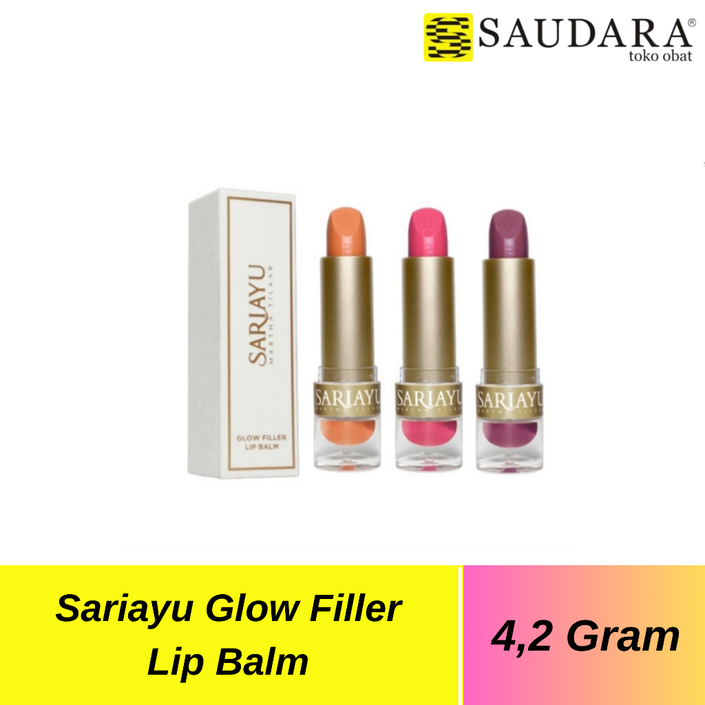 Sariayu Glow Filler Lip Balm - Pelembab Bibir