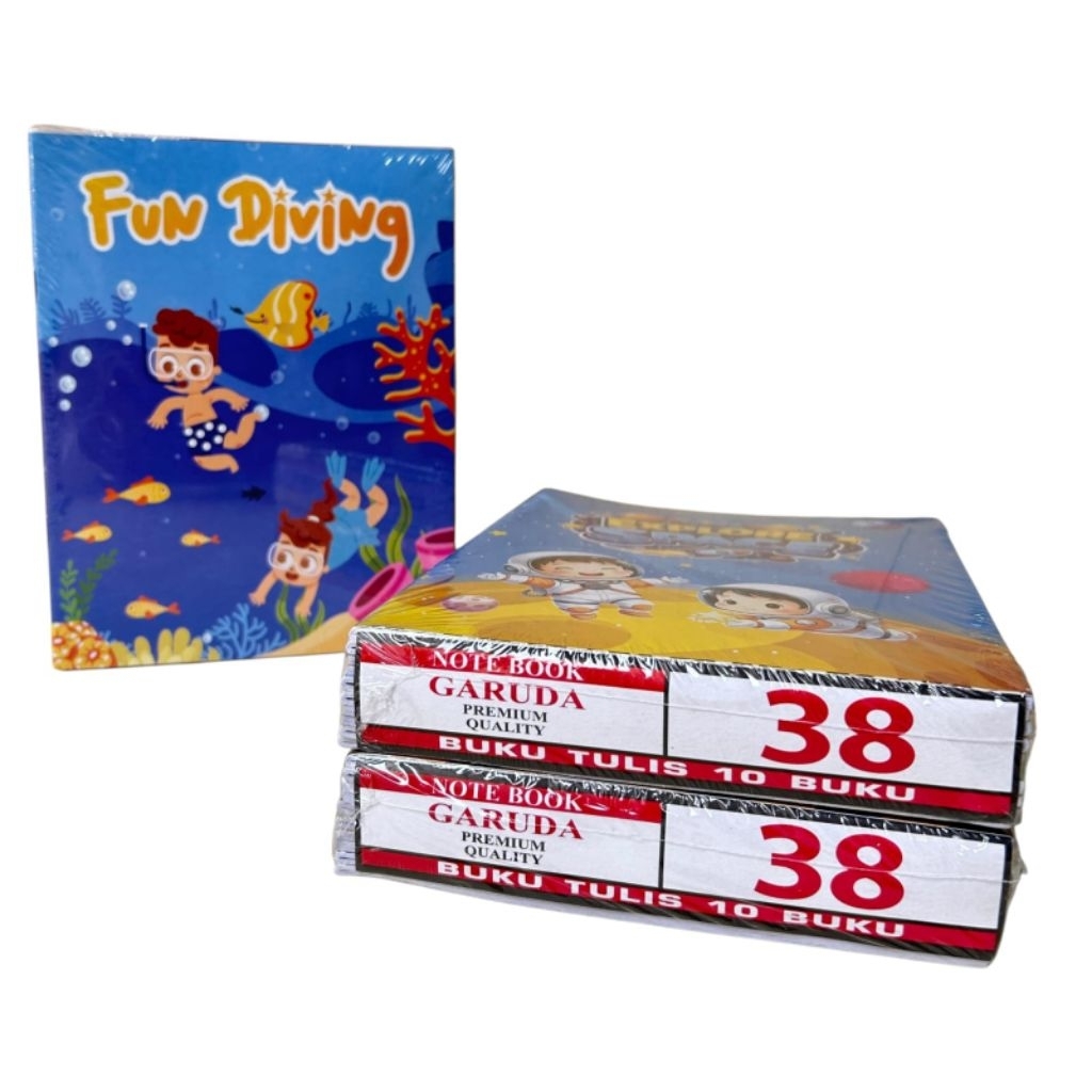 Buku Tulis 38 lembar 10 buku G M38 Buku tulis Murah Grosir