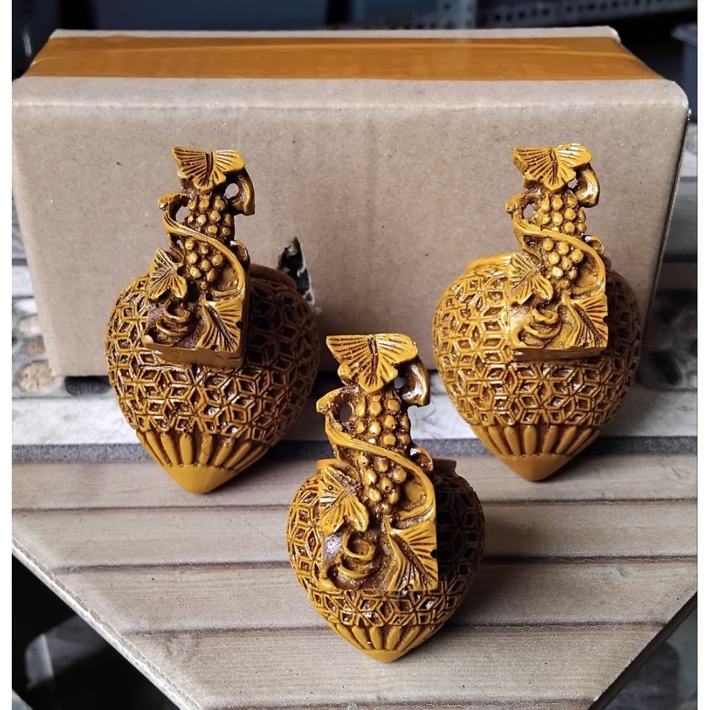 cepuk mangkok pakan burung anis/murai Dll motif anggur