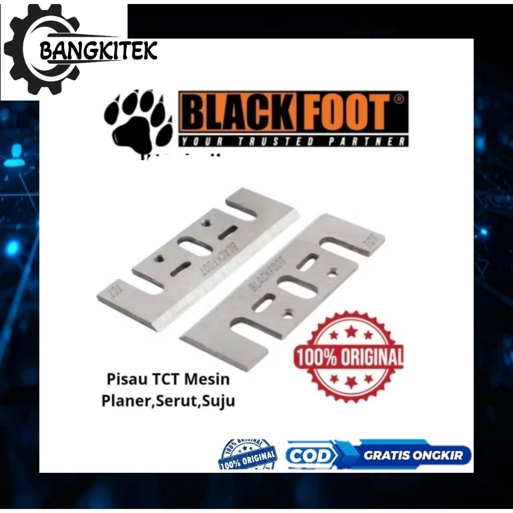 TCT Blackfoot 100% ORIGINAL/Mata Pisau Mesin Ketam,Mesin Serut,Mesin Planer,Mesin Suju BLACKFOOT