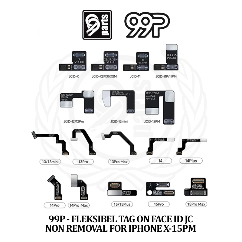 99P - Fleksibel Tag On Face Id Jc Non Removal Iphone X-15PM / Flex tag on Face ID X-15 Series JC ID