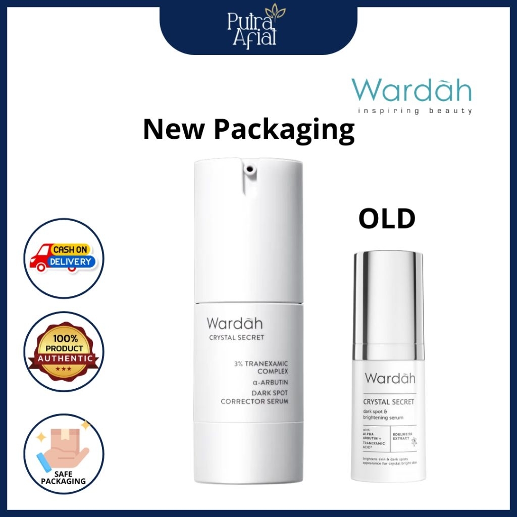 Wardah Crystal Secret Dark Spot Serum Brightening Serum Mencerahkan Flek Hitam Wajah Original BPOM