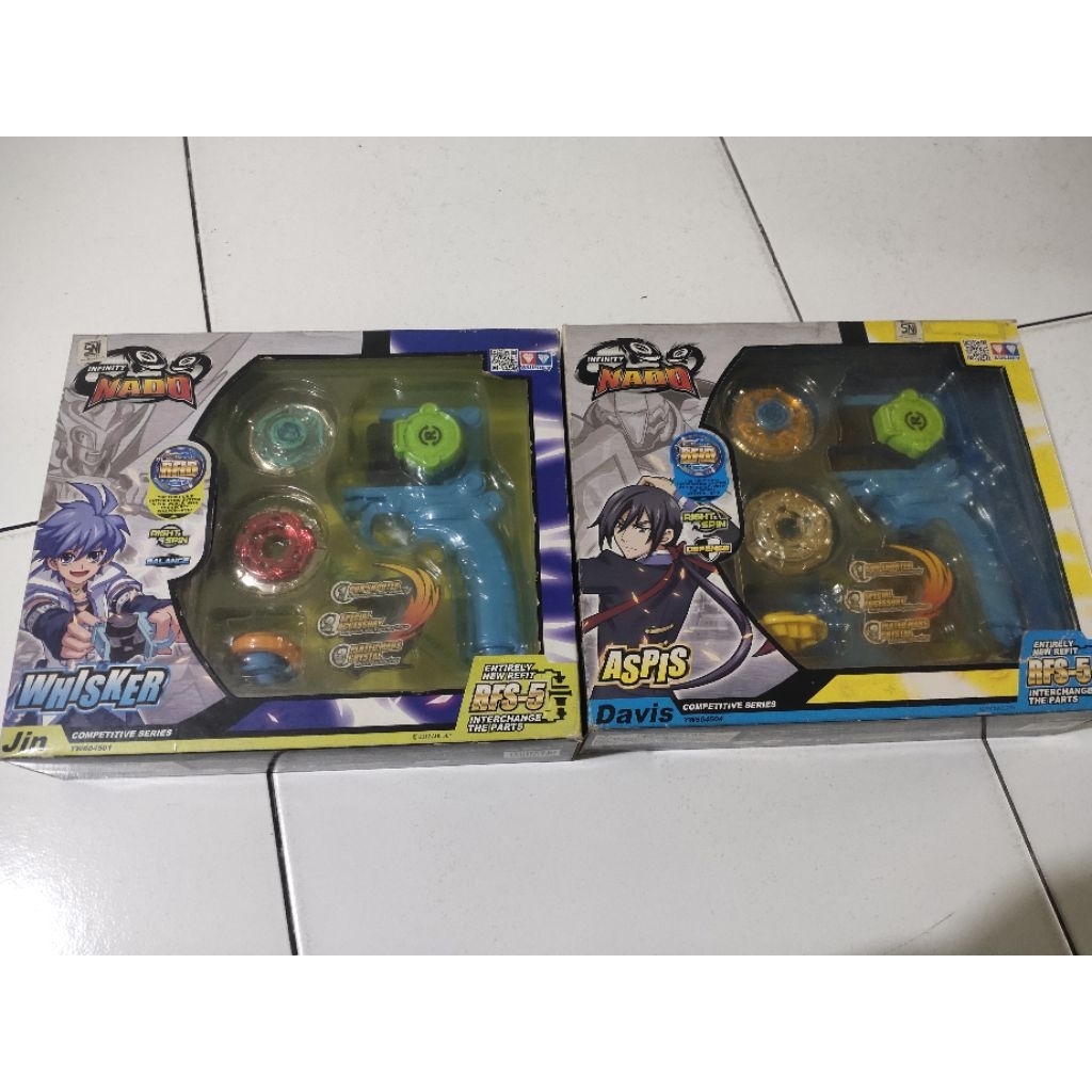 GASING BEYBLADE INFINITY NADO AULDEY INCLUDE SHOOTER GUN