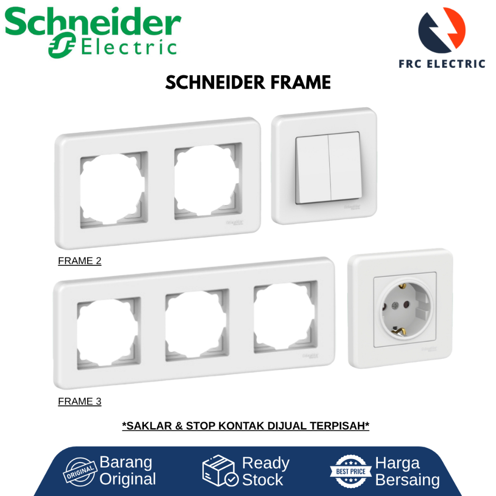 Frame Schneider 2 Gang 3 Gang