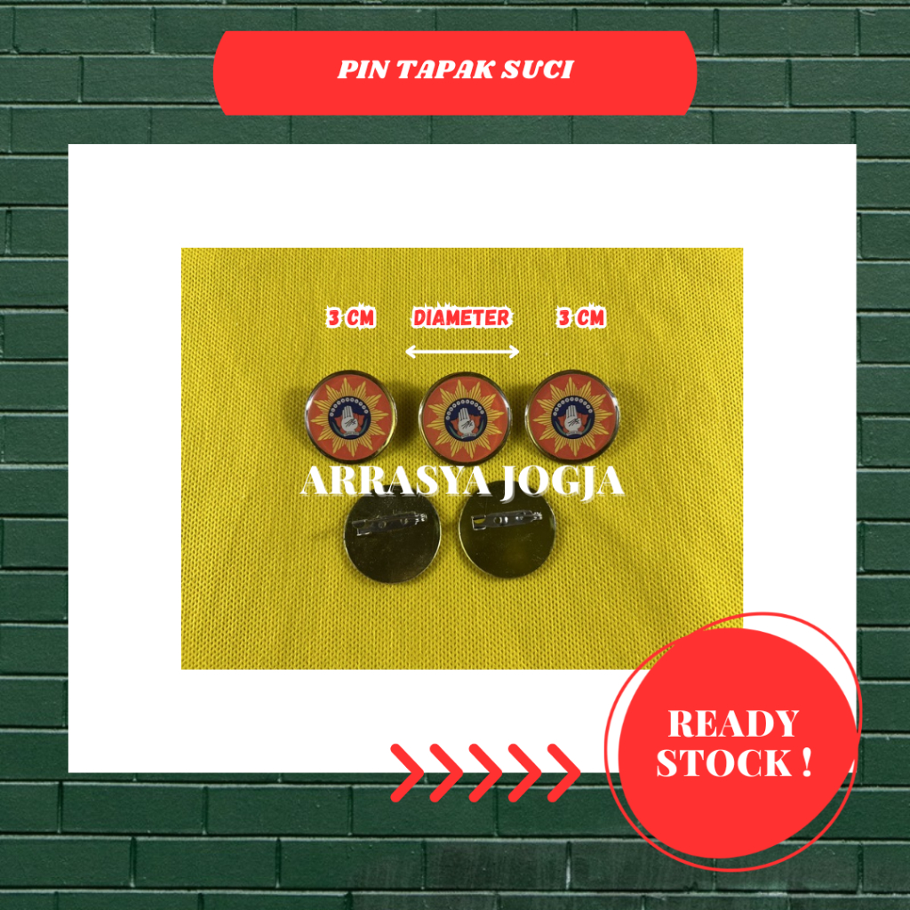 [INSTAN] Pin Tapak Suci Peniti