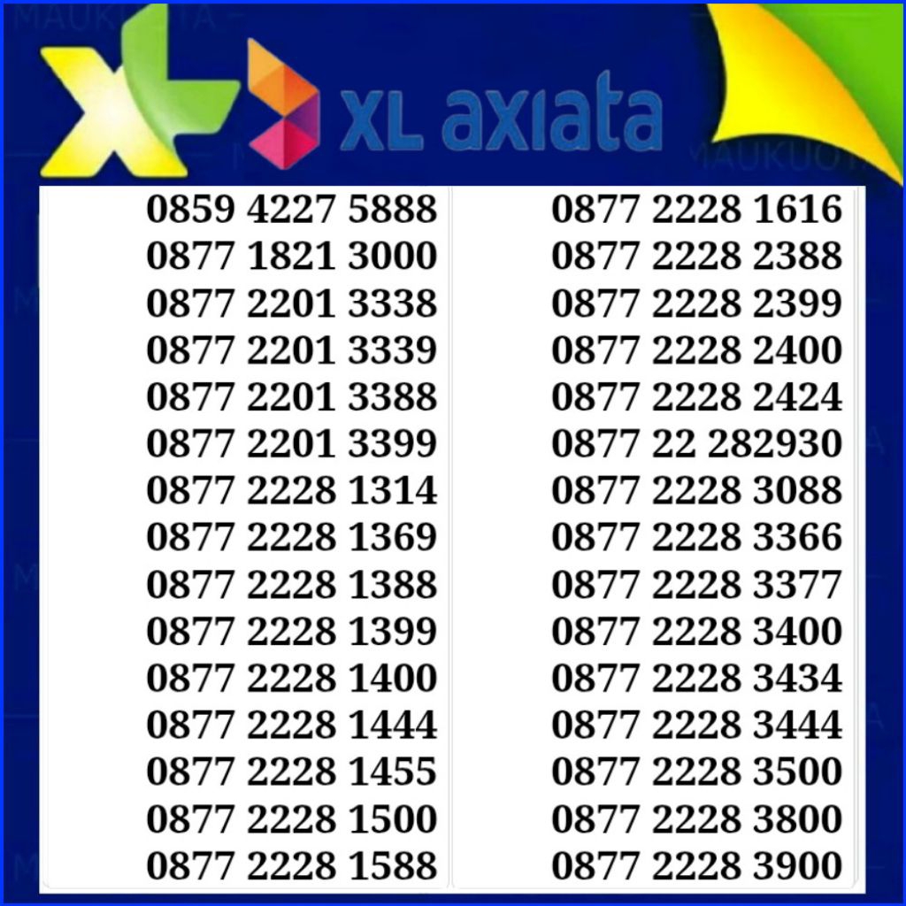 kartu perdana xl nomor cantik xl support 5G