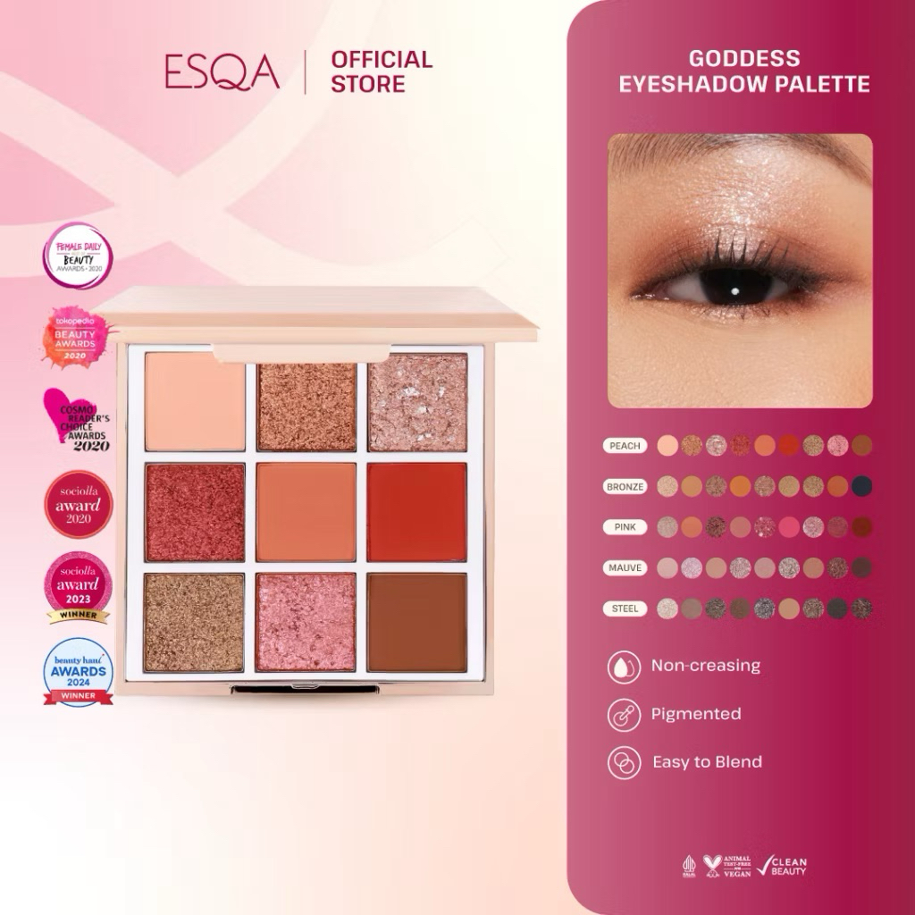 ESQA Goddess Eyeshadow Palette / ESQA Eyeshadow