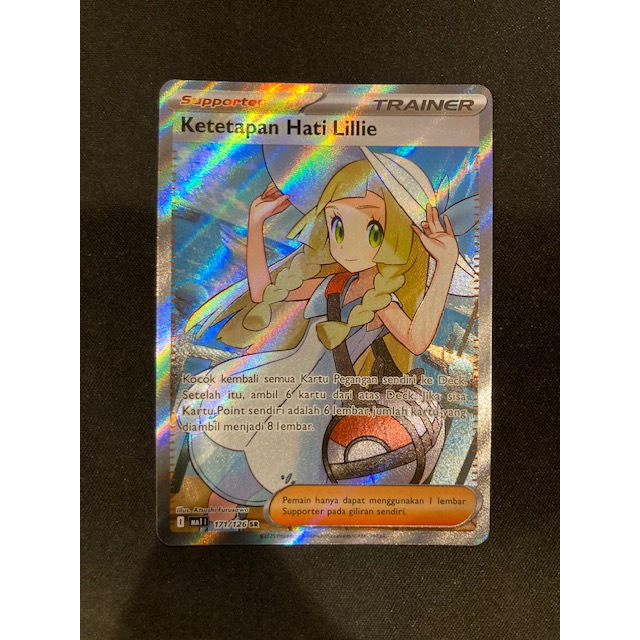 Kartu Koleksi TCG Pokemon Trainer Ketetapan Hati Lilie 171/126 SR